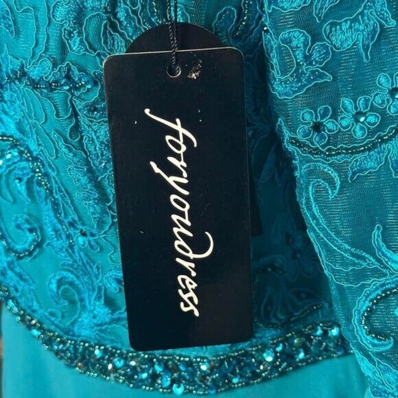 NWT FORYOUDRESS Blue Gown sz 14‎ - Picture 7 of 10